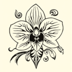 Maori Orchid Tattoo