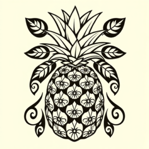 Maori Pineapple Tattoo
