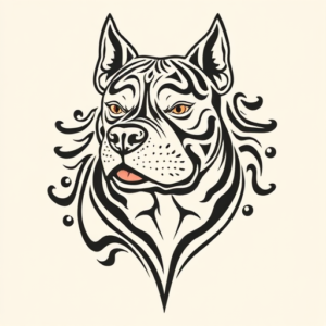 Maori Pitbull Tattoo