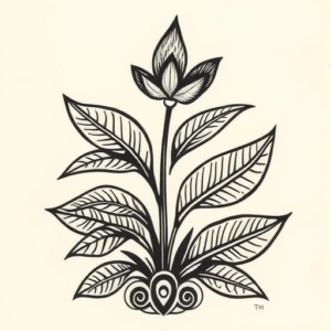 Maori Plant Tattoo