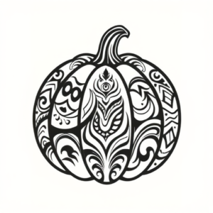Maori Pumpkin Tattoo