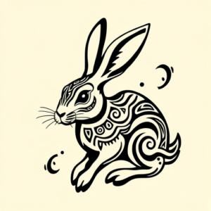 Maori Rabbit Tattoo