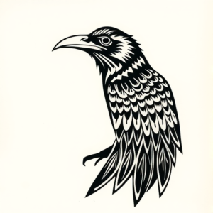 Maori Raven Tattoo