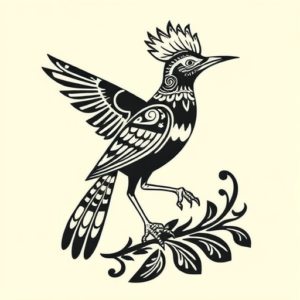 Maori Roadrunner Tattoo