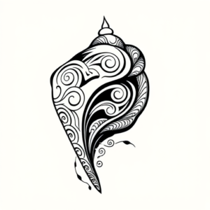Maori Seashell Tattoo