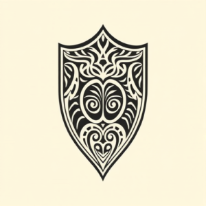 Maori Shield Tattoo