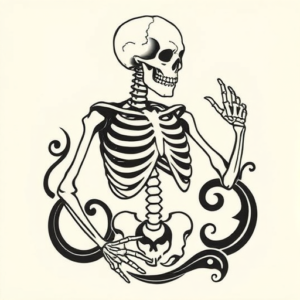 Maori Skeleton Tattoo