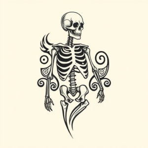 Maori Skeleton Tattoo
