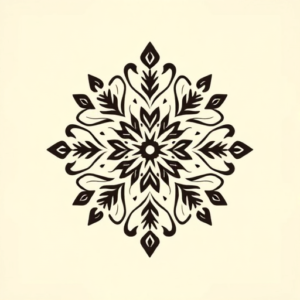 Maori Snowflake Tattoo