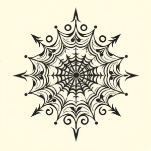 Maori Spiderweb Tattoo