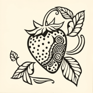 Maori Strawberry Tattoo