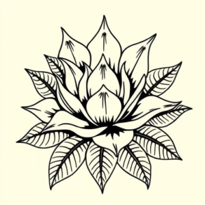 Maori Succulent Tattoo