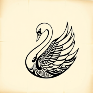 Maori Swan Tattoo