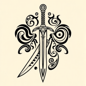 Maori Sword Tattoo