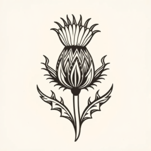 Maori Thistle Tattoo