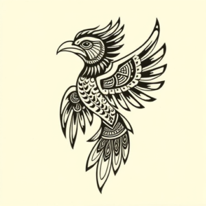 Maori Thunderbird Tattoo