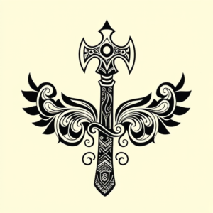Maori Tomahawk Tattoo