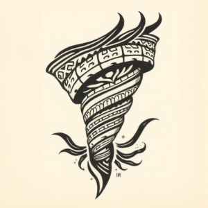 Maori Tornado Tattoo