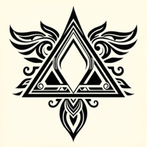 Maori Triangle Tattoo