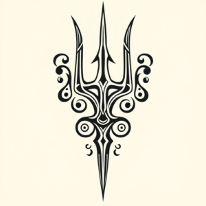 Maori Trident Tattoo