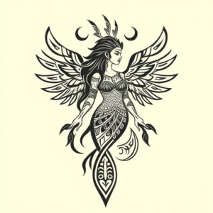 Maori Valkyrie Tattoo