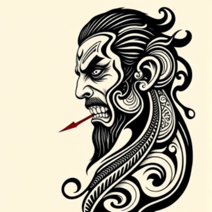 Maori Vampire Tattoo