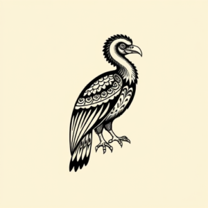 Maori Vulture Tattoo