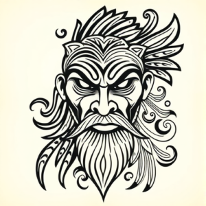 Maori Warrior Tattoo