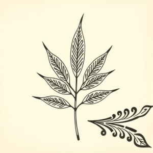 Maori Weed Tattoo