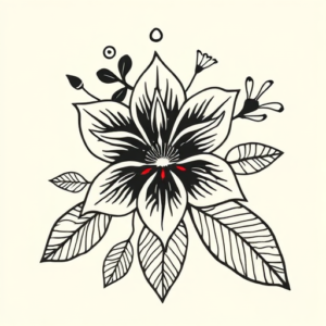 Maori Wildflower Tattoo