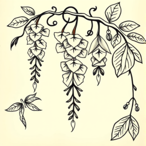 Maori Wisteria Tattoo