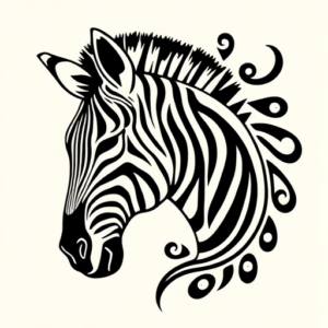Maori Zebra Tattoo