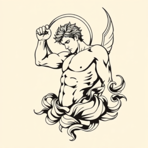 Masculine Apollo Tattoo