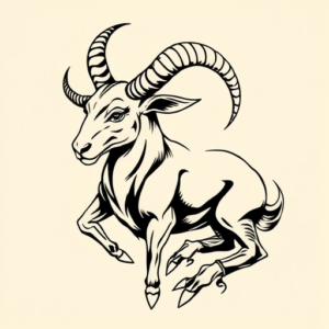 Masculine Aries Tattoo