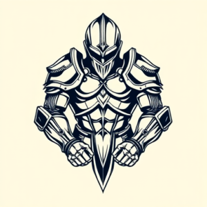 Masculine Armor Tattoo