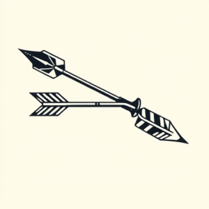 Masculine Arrow Tattoo