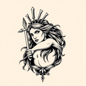 Masculine Athena Tattoo