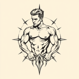 Masculine Atlas Tattoo