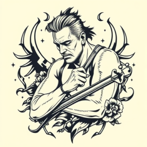 Masculine Band Tattoo