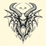 Masculine Baphomet Tattoo