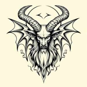 Masculine Baphomet Tattoo