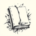 Masculine Book Tattoo