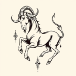 Masculine Capricorn Tattoo