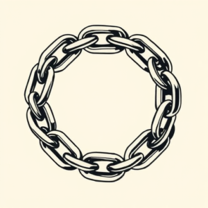 Masculine Chain Tattoo