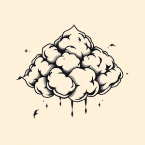 Masculine Cloud Tattoo