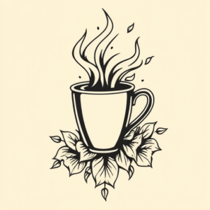 Masculine Coffee Tattoo