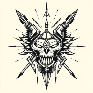 Masculine Coordinates Tattoo