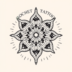 Masculine Crochet Tattoo