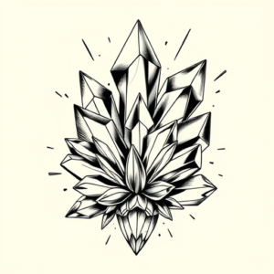 Masculine Crystal Tattoo
