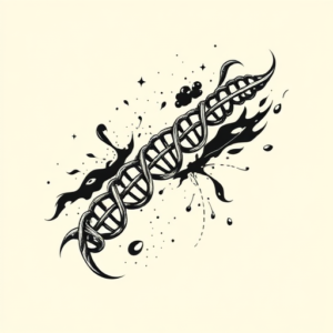 Masculine Dna Tattoo